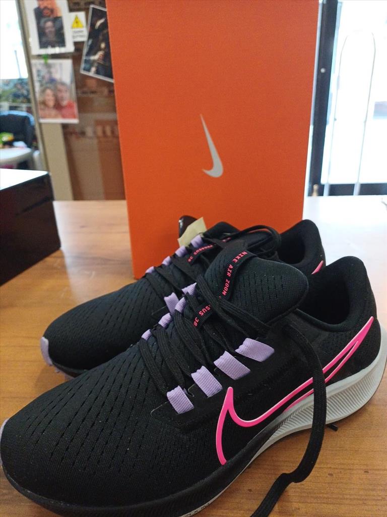 SCARPE GINNASTICA NERE BAFFO FUCSIA NIKE TG. 41