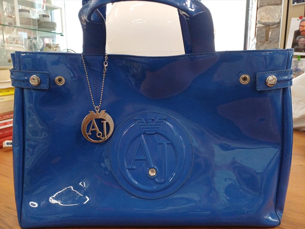 BORSA BLUETTE LACCATA ARMANI JEANS