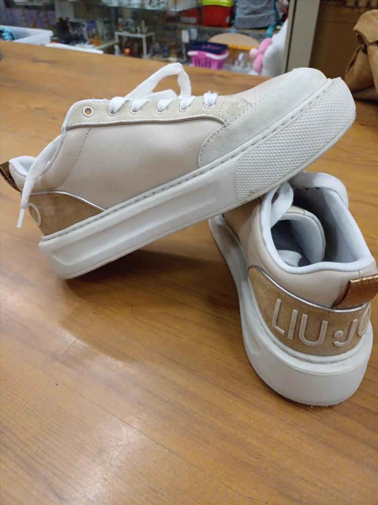 SCARPE PELLE/CAMOSCIO BEIGE LIU JO TG. 39