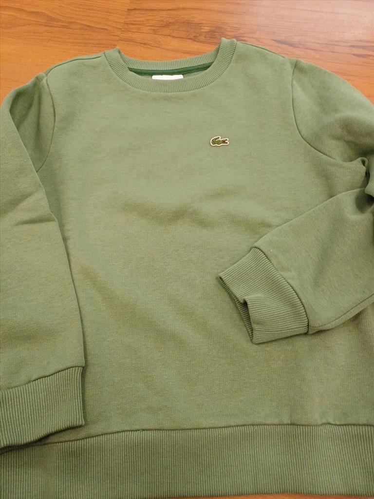 FELPA VERDE LACOSTE TG. 10 ANNI