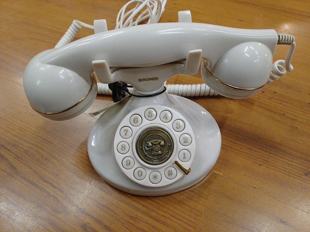 TELEFONO BIANCO STILE VECCHIO BRONDI