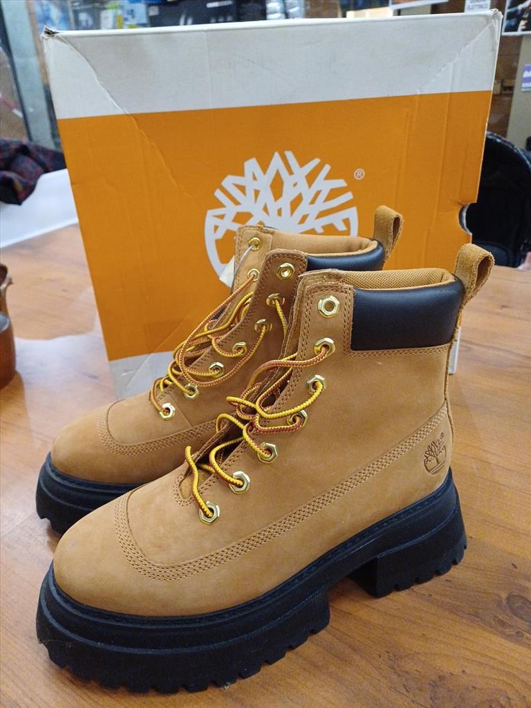 STIVALETTI CON SUOLA ALTA NERA TIMBERLAND TG. 37.5