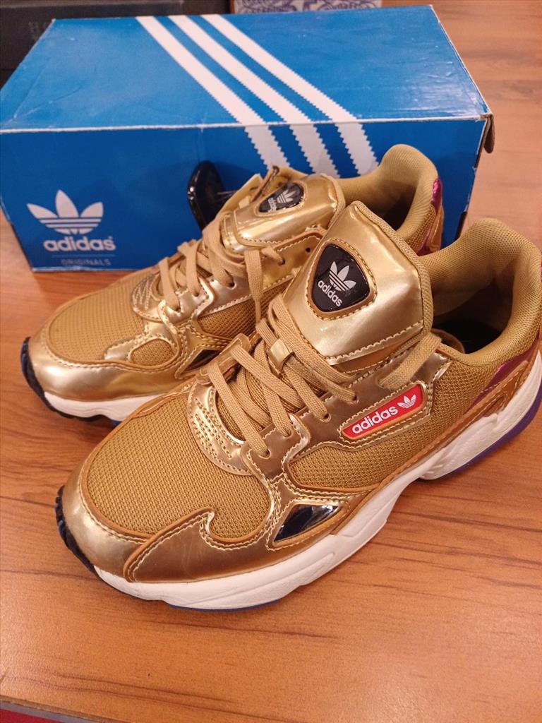 SCARPE ORO  ADIDAS TG 38