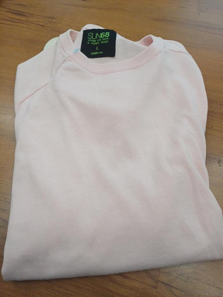 MAGLIONE COTONE ROSA  SUN 68  TG. L