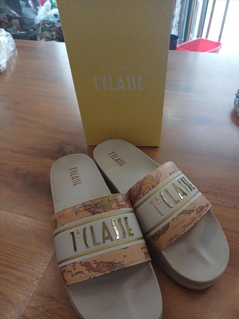 CIABATTE DA MARE IN PLASTICA CON FASCIA TG 40 PRIMA CLASSE