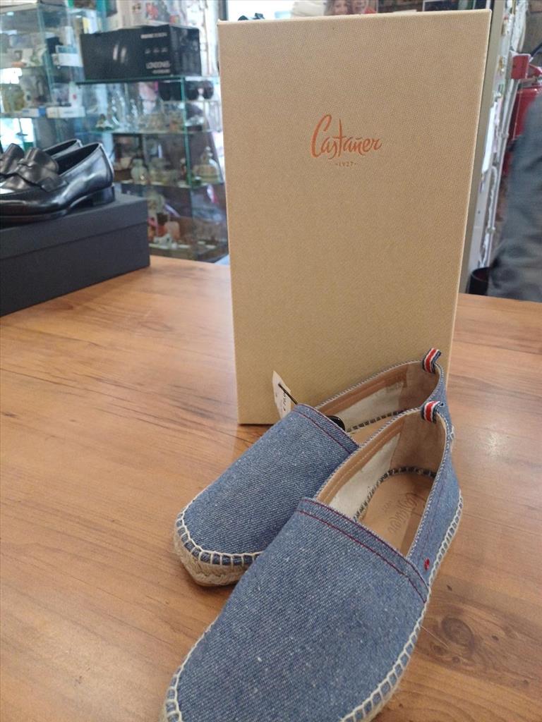 SCARPE IN TELA JEANS TIPO ESPADRILLAS CASTANER TG 39