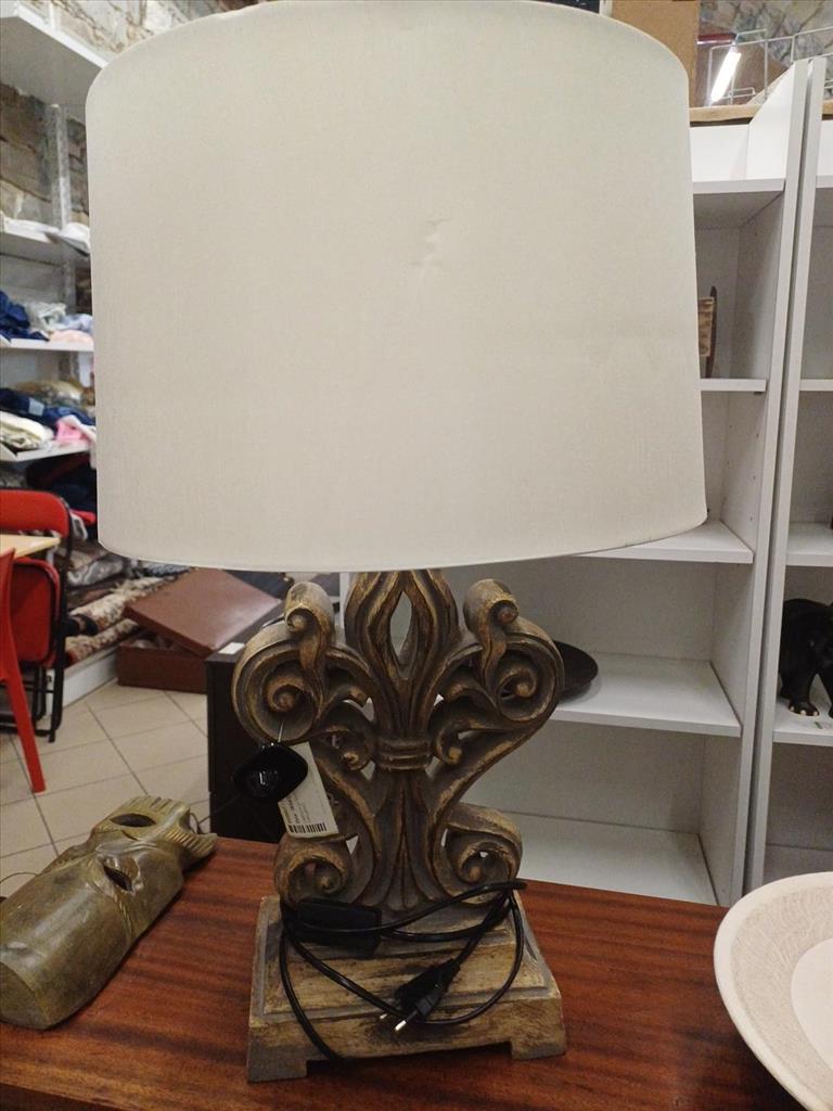 LAMPADA DA TAVOLO CON GIGLIO SIMILLEGNO 